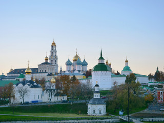 Fototapeta na wymiar Architectural Ensemble of the Trinity Sergius Lavra in Sergiev Posad in Moscow Russia