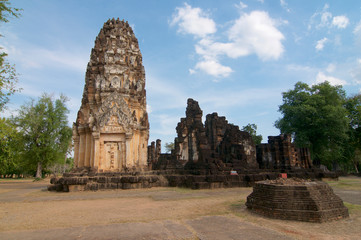 View of Wat Phrapai Luang in Sukhothai Historical Park