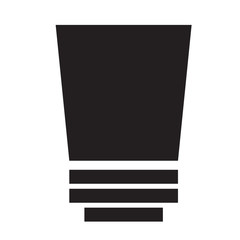 isolated abstract lightbulb concept. Vector illustration design