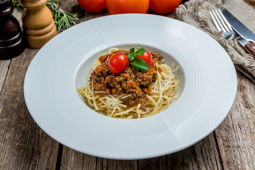 Pasta spaghetti Bolognese