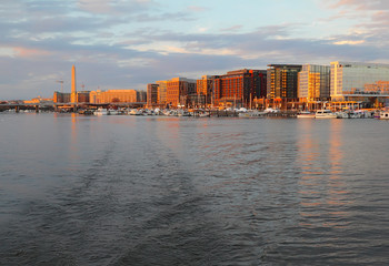 Boats and buildings at the DC Southwest Waterfront