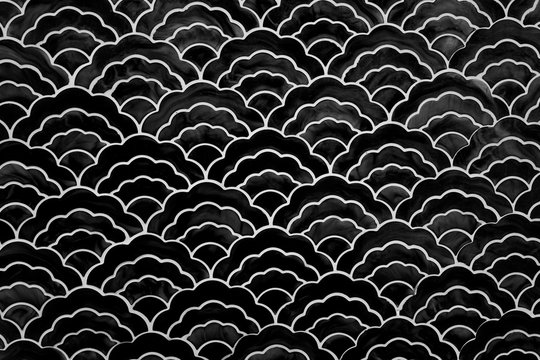 background of japanese style wave pattern teture