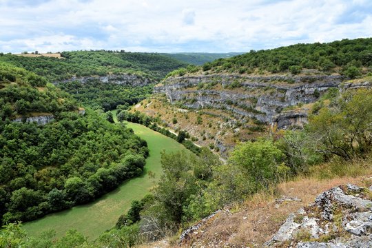 Rocamadour, vall&eacute;e seche de l'Alzou, Lot