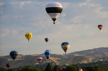 Early Morning Launch of Hot Air Balloons