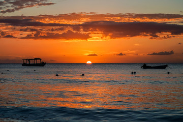 7-Mile Beach Jamaica Sunset