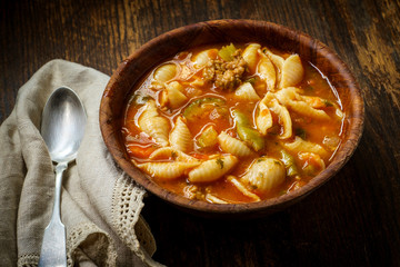 Italian Sausage Minestrone Soup