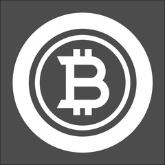 Obraz premium Bitcoin gold BTCG cryptocurrency icon logo symbol