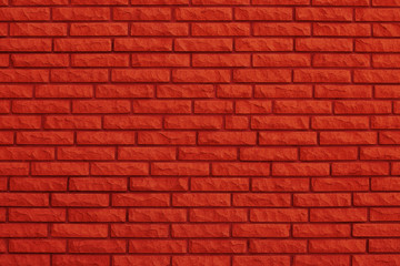 rough red brick wall