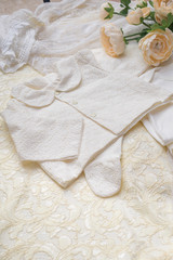 Flat lay photography of girl's smart outfits