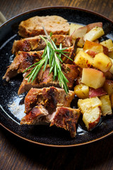 Sliced Pork Tenderloin Rosemary