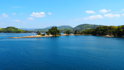 Kukuju island landscape in Sasebo, Nagasaki