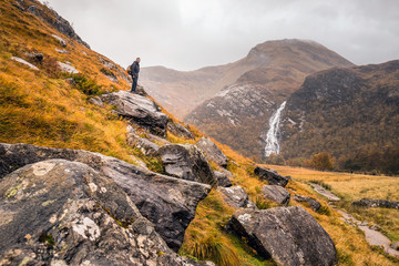 Tourist in Scotland