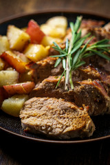 Sliced Pork Tenderloin Rosemary