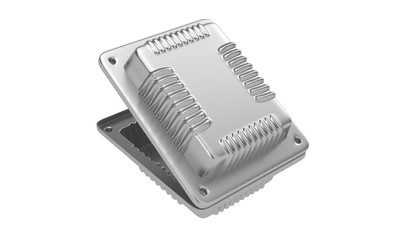 Food container foil metallic