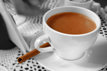 Cup of morning coffee