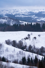 winter mountain landscape