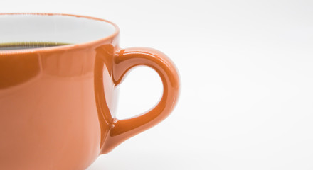 hot cup of coffee