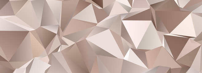 Fototapeta premium Triangular 3d, modern background