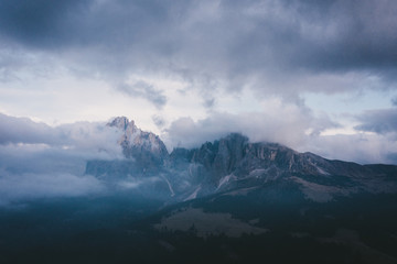 Obraz na płótnie Canvas Sunset in Dolomites