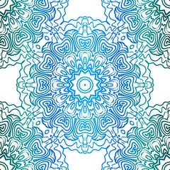 Seamless Geometrical linear texture. Original geometrical puzzle. Backdrop. Vector illustration. For design, wallpaper, fashion, print.