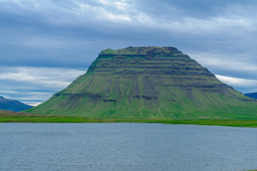 Kirkjufell mountain in the Snaefellsnes peninsula