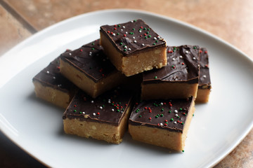 homemade chocolate peanut butter treats