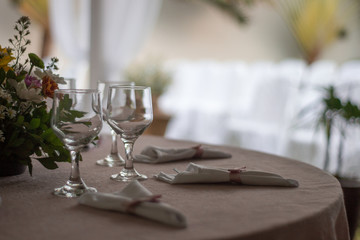 table set for dinner