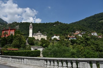 Fototapeta na wymiar Cannero lago maggiore village