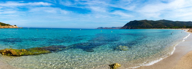 Plage de Lozari en Corse