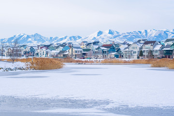 Winter Lake in Utah