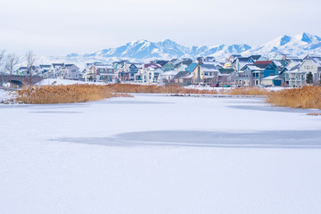 Winter Lake in Utah