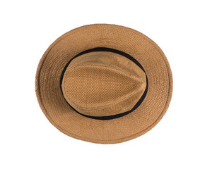 straw  mafia hat