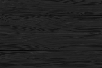 Black wooden background wide horizontal planks. Hand drawn, no trace.