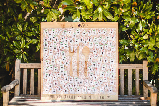 Plan de table de mariage