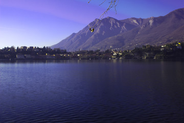 Lake water mountain