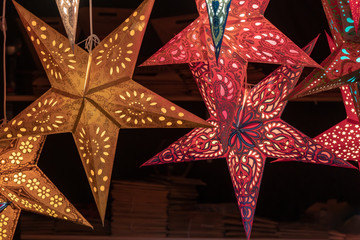 Paper Star Lantern Lights