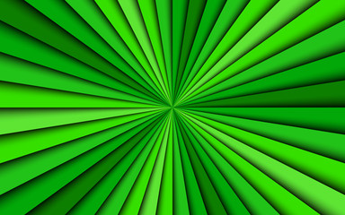 Obraz premium Green abstract background, four shades of green lines, bright pattern, simple vector illustration