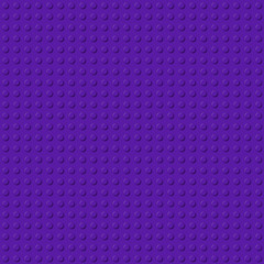 Fototapeta na wymiar Purple Building Blocks Seamless Pattern - Purple plastic toy building blocks or bricks texture