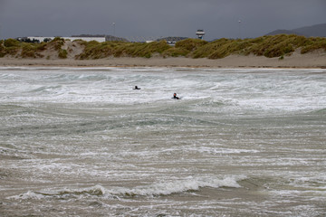 the North Sea in storm