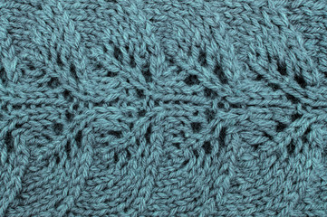 blue threads related to pattern cotton wool thread knitting