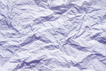 Crumpled paper texture, violet color, abstract design creased background mock up