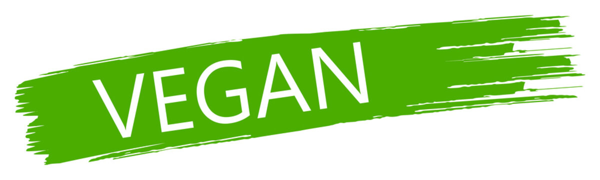 vegan Logo grün isoliert