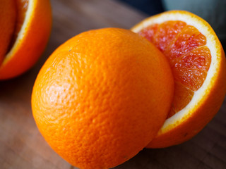 Halbierte Orangen