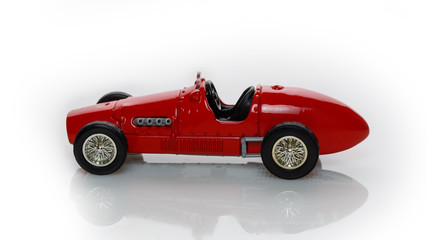 Obraz na płótnie Canvas Red toy car