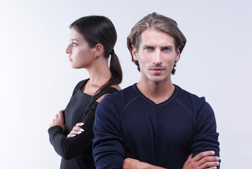 young couple with marital problems