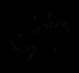 White Purple fractal background. Fantasy fractal texture. Digital art. 3D rendering. Computer generated image.