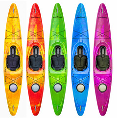 river running kayak isolated © MarekPhotoDesign.com