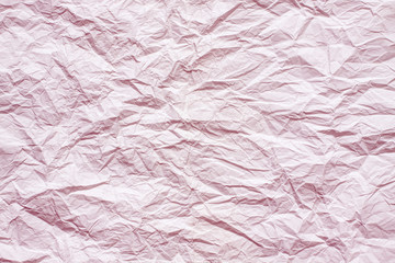 Abstract design background, crumpled paper, pink color texture