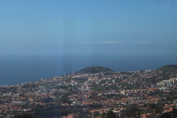 view of the city funchal madeira