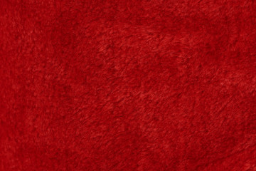 Red fur texture background